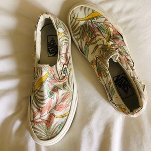 VANSxMADEWELL exclusive tropical print